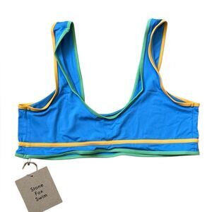 Stone Fox Dhalia Bikini Top Color Block XL